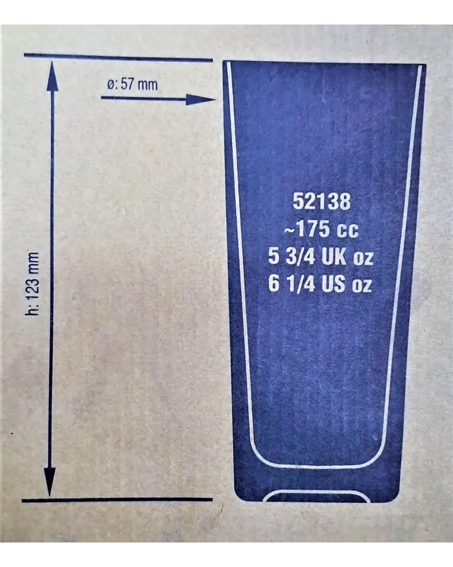 52138 Limonata & Rakı Bardağı  175 cc / Göz Dekor 3
